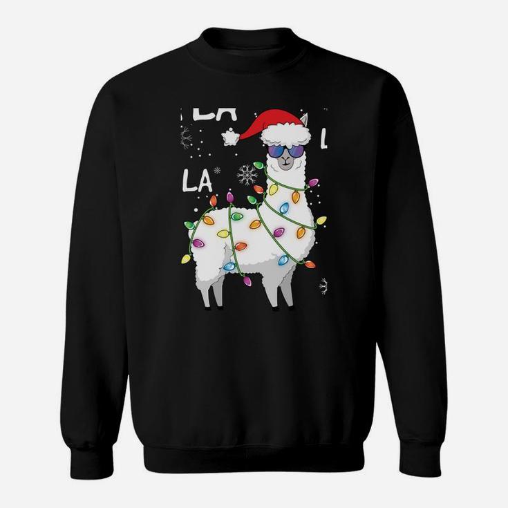 Fa La La Llama Shirt For Women Men Kids Gift Llama Christmas Sweatshirt