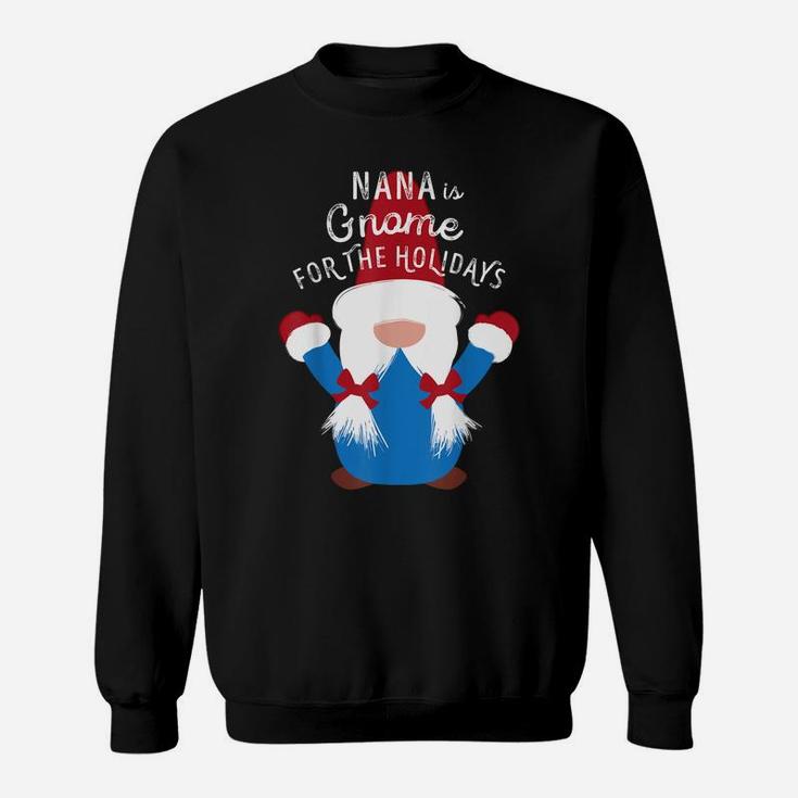 Family Matching Christmas T Shirt Nana Gnome Cute Funny Gift Sweatshirt