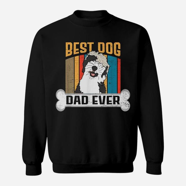 Fathers Day Sheepadoodle Dog Lover Shirt Best Dog Dad Ever Sweatshirt