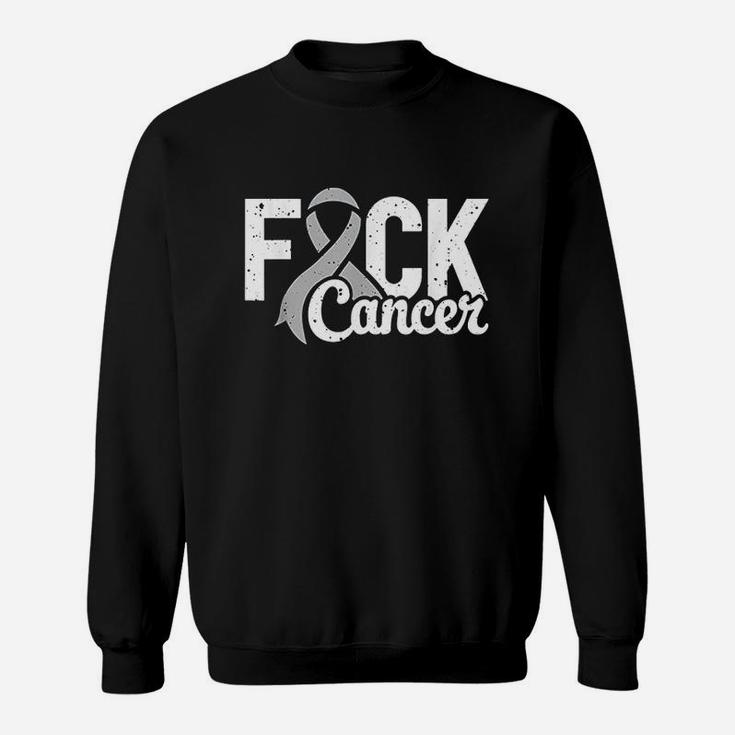 Fck Brain Awareness Ribbon Sweatshirt