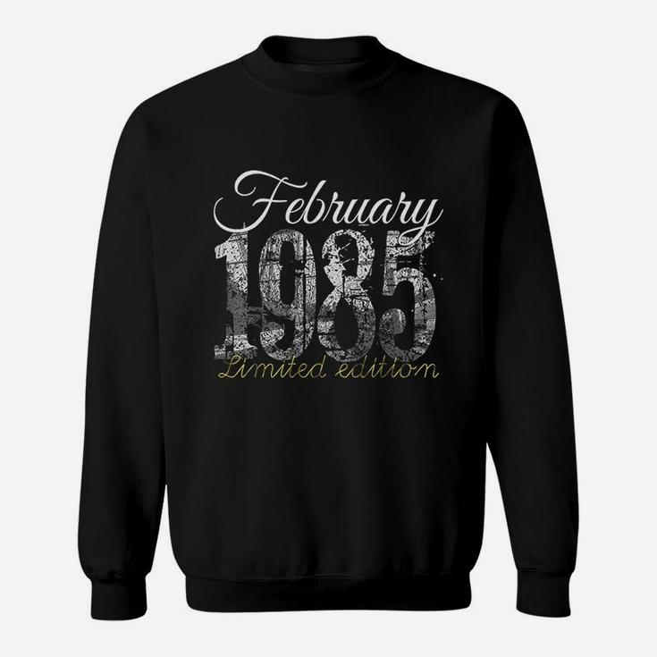 February 1985 35 Year Old 1985 35Th Birthday Gift Sweatshirt