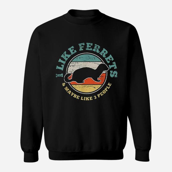 Ferret Funny Vintage Sweatshirt