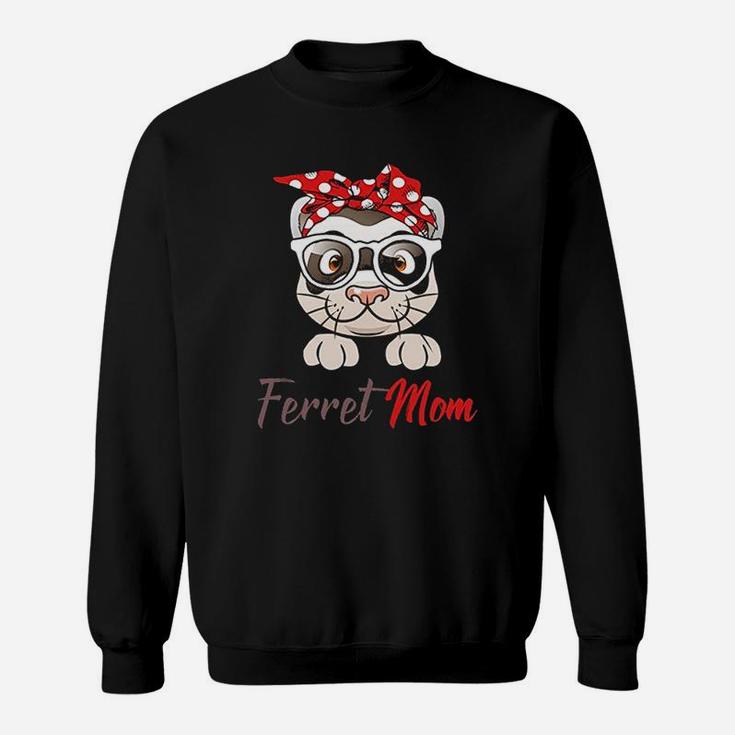Ferret Mom Funny Sweatshirt