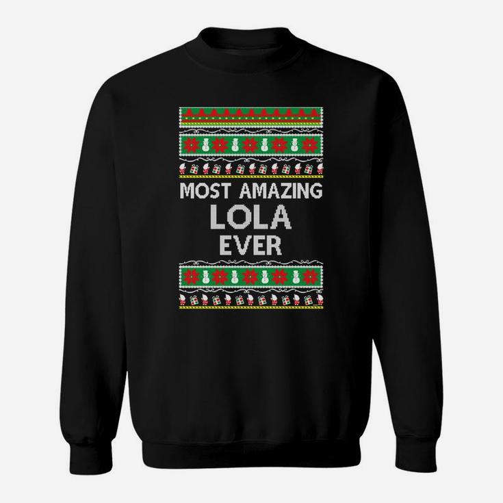 Filipino Gifts For Lola Ugly Christmas Gift Idea Sweatshirt Sweatshirt
