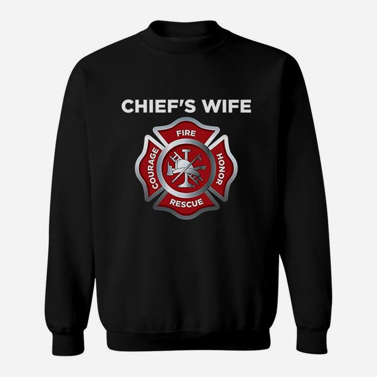 Firefighter Firemans Fire Chief Wife Sweatshirt