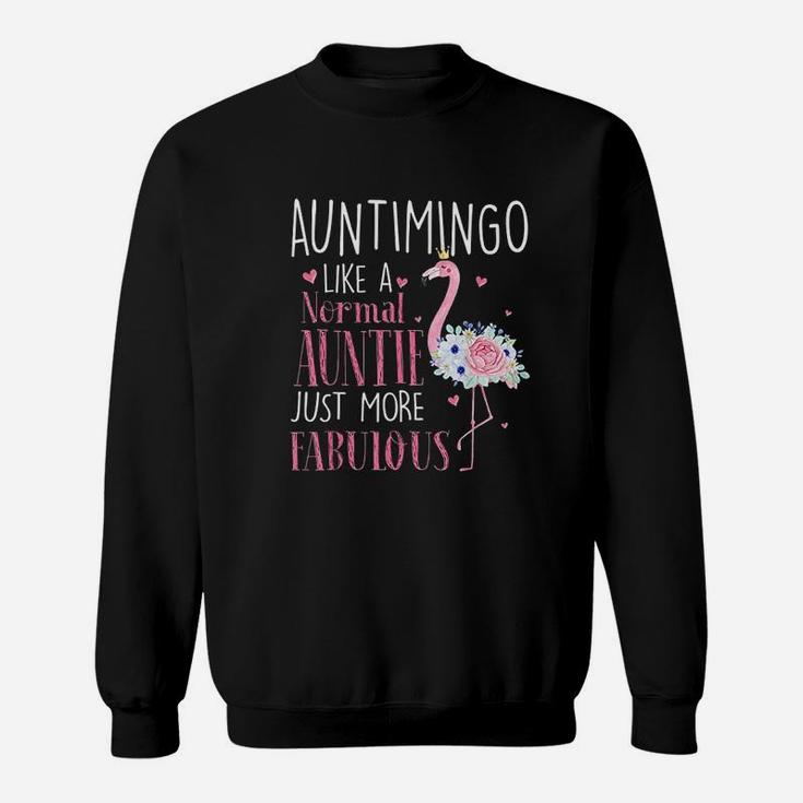 Flamingo Auntimingo Like A Normal Auntie Sweatshirt