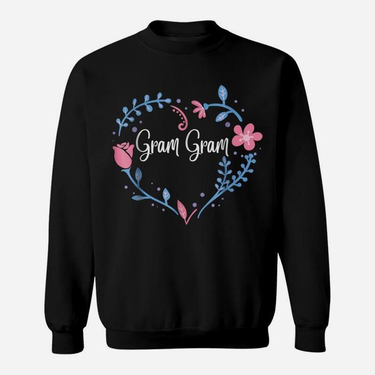 Flower Gram Gram  Grandma Christmas Birthday Gift Tee Sweatshirt