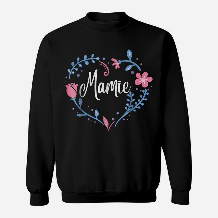 Flower Mamie  Grandma Christmas Birthday Gift Tee Sweatshirt
