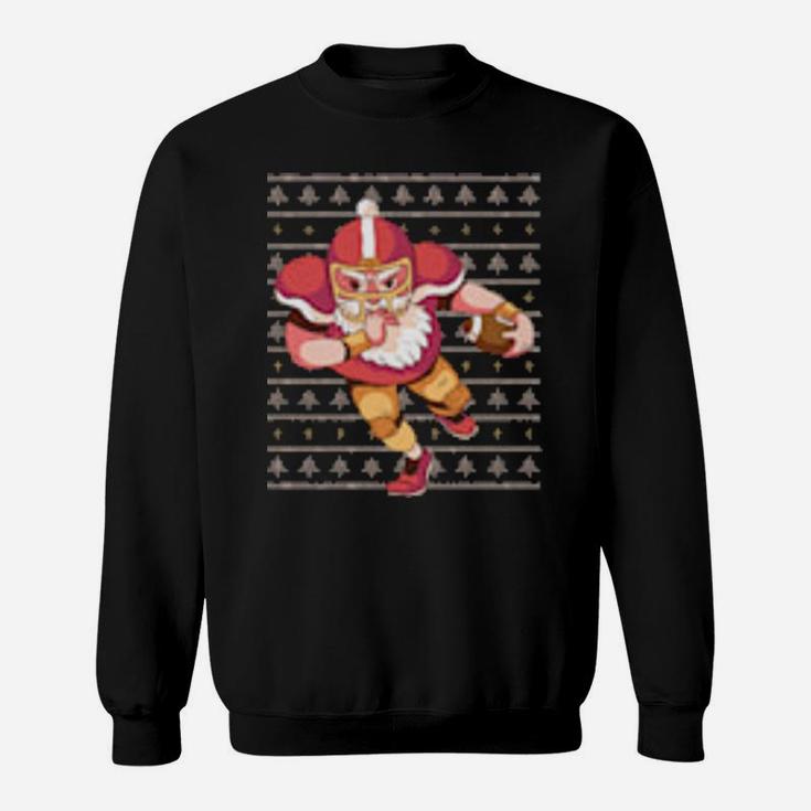 Football Santa    Vintage Art Sweatshirt