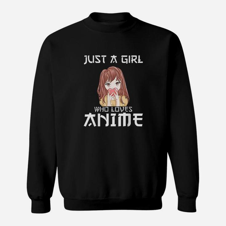 For Girls Teens Girl Loves Japanese Manga Sweatshirt