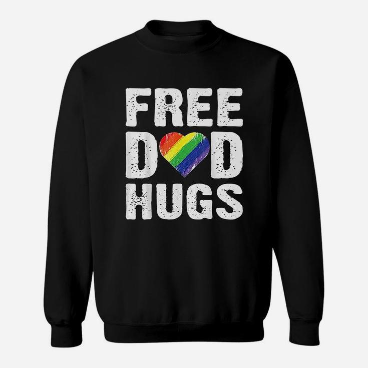 Free Dad Hugs Rainbow Sweatshirt