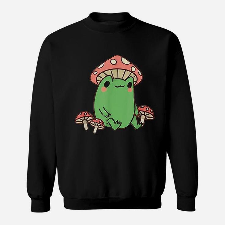Frog With Mushroom Hat Sweatshirt
