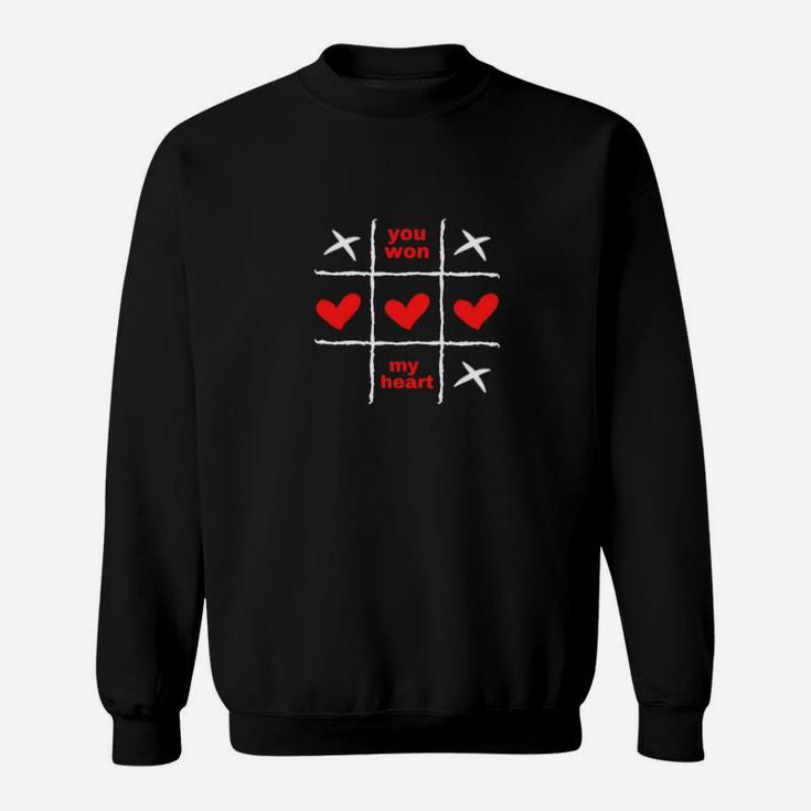 Fun Valentines Day You Won My Heart Sweatshirt