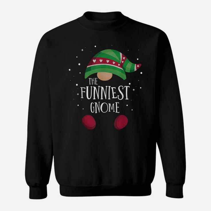 Funniest Gnome Family Matching Pajamas Christmas Gift Sweatshirt