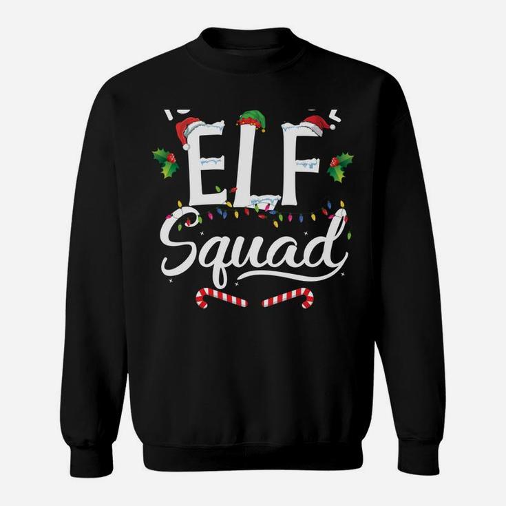 Funny 1St Grade Elf Squad Teacher Student Christmas Gift Sweatshirt Sweatshirt