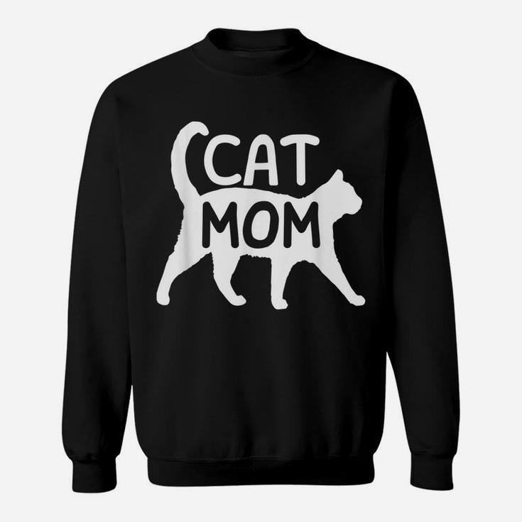 Funny Cat Mom Shirt For Women Cat Lovers Cute Mothers Day Sweatshirt