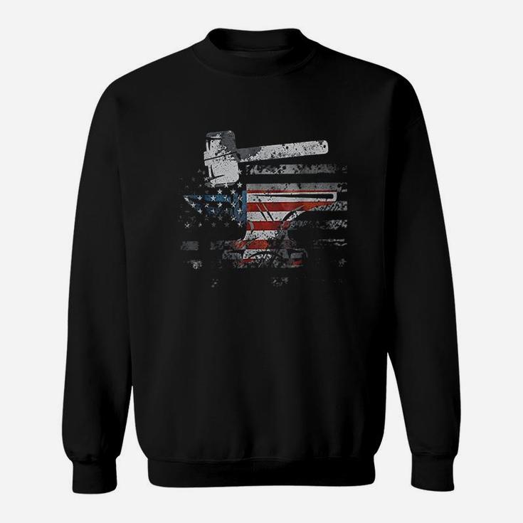Funny Celebrate  Independence Blacksmith Sweatshirt
