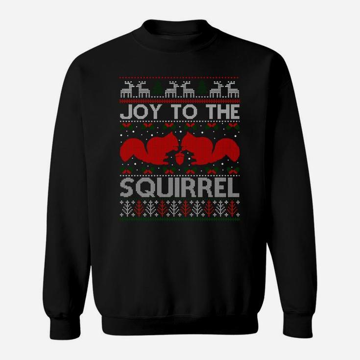 Funny Christmas Squirrel Ugly Xmas Sweater Sweatshirt Sweatshirt