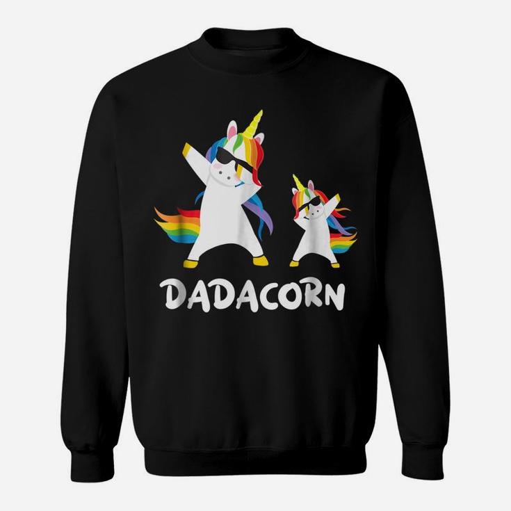 Funny Dad Unicorn Dadacorn Dabbing T Shirt Daddy Father Gift Sweatshirt