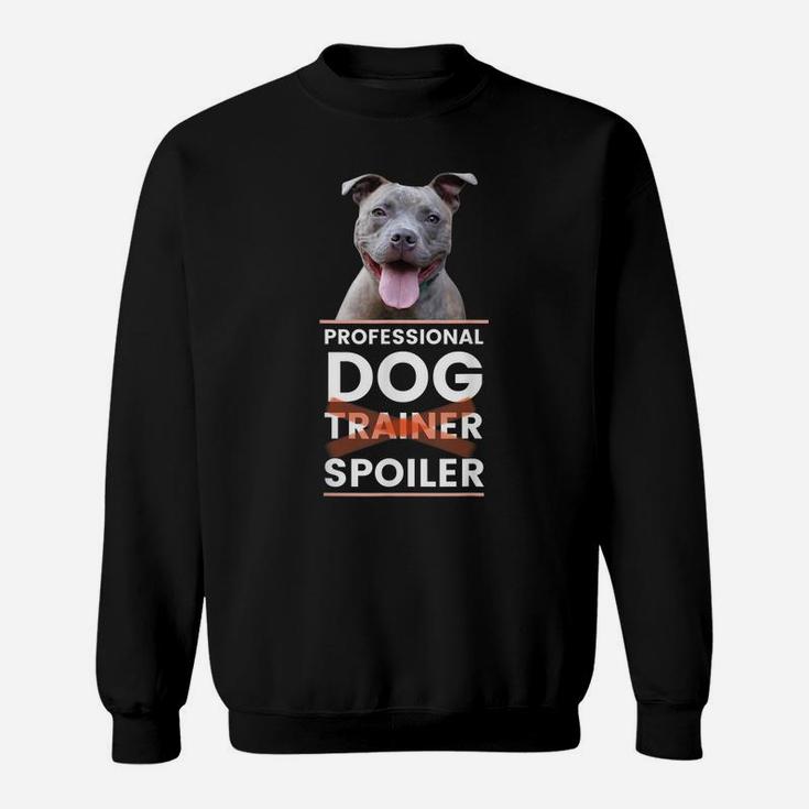 Funny Dog Trainer Pitbull Mom Dad Sweatshirt