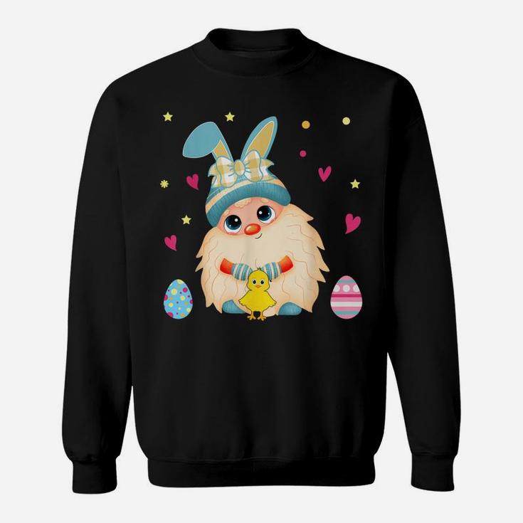 Funny Easter Day Bunny Gnomes Mom Grandma Women Sweatshirt