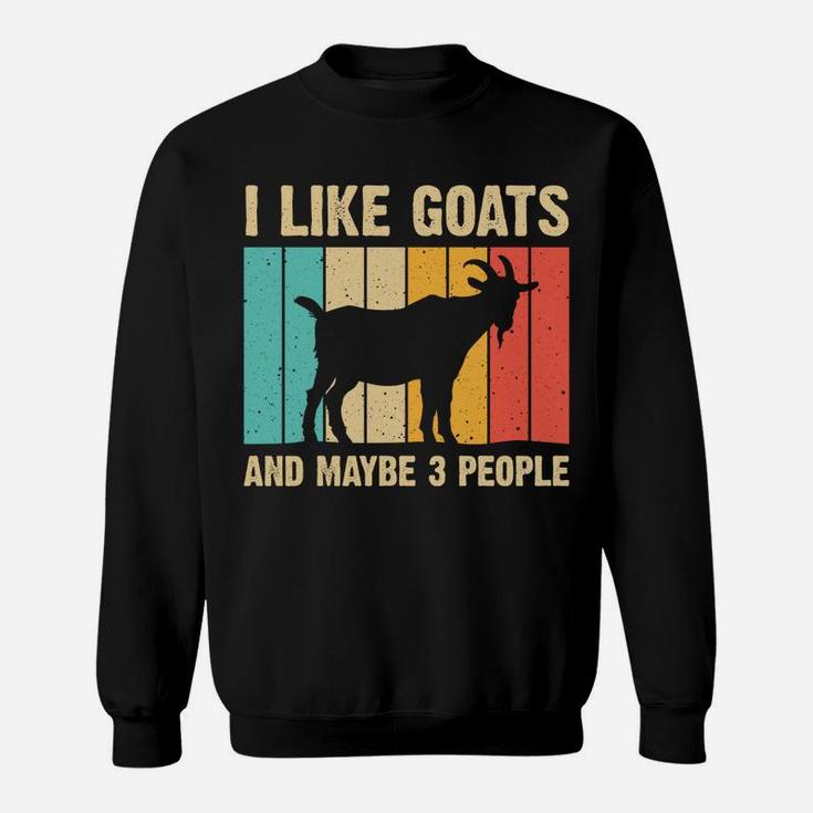 Funny Goat Art For Men Women Kids Farming Goat Lover Stuff Sweatshirt Sweatshirt