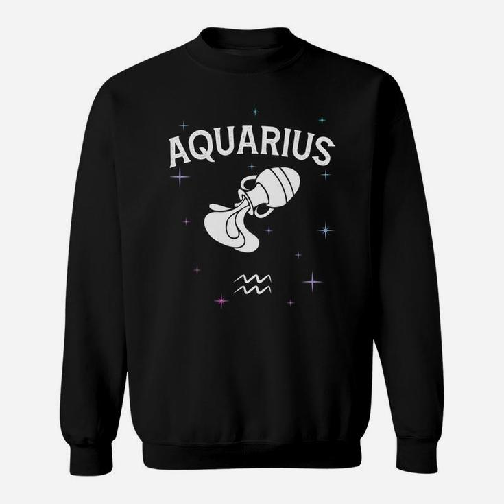 Funny Horoscope Aquarius Symbol Zodiac Sign Costume Sweatshirt
