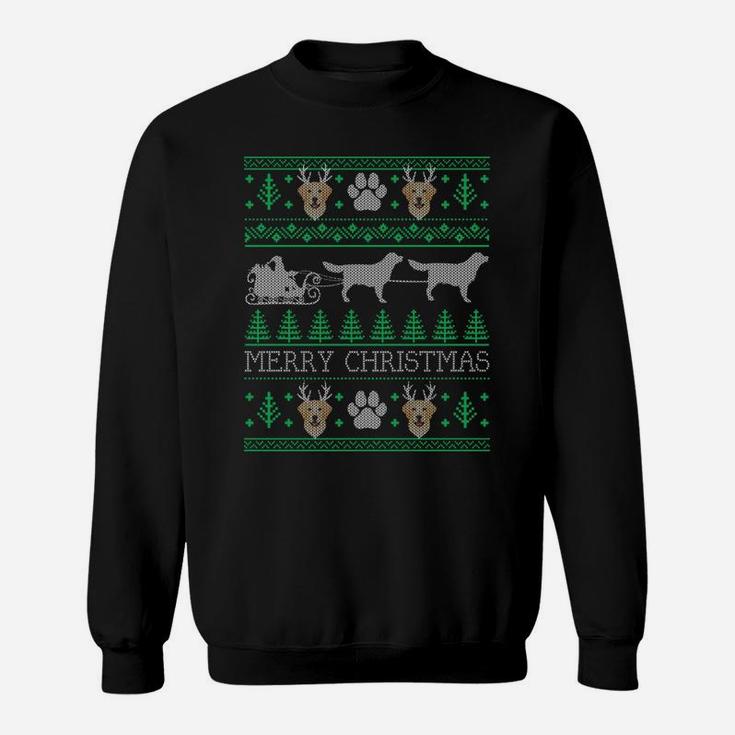 Funny Labrador Retriever Dog Lovers Ugly Christmas Xmas Sweatshirt Sweatshirt