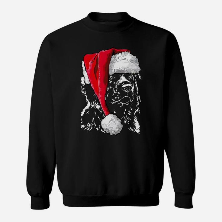 Funny Leonberger Santa Christmas Dog Mom Gift Present Dog Sweatshirt