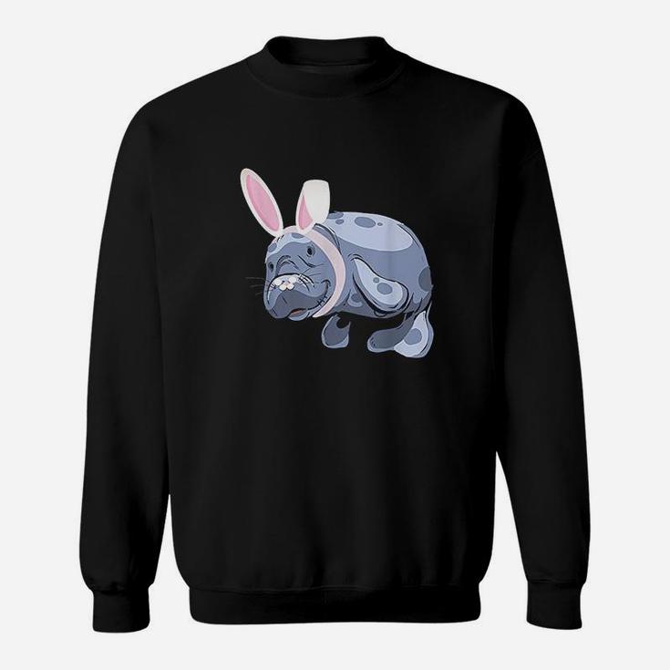 Funny Manatee Easter Bunny Sweatshirt