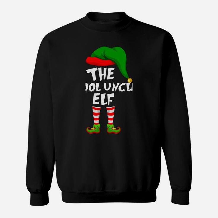 Funny Matching Family Christmas The Cool Uncle Elf Sweatshirt
