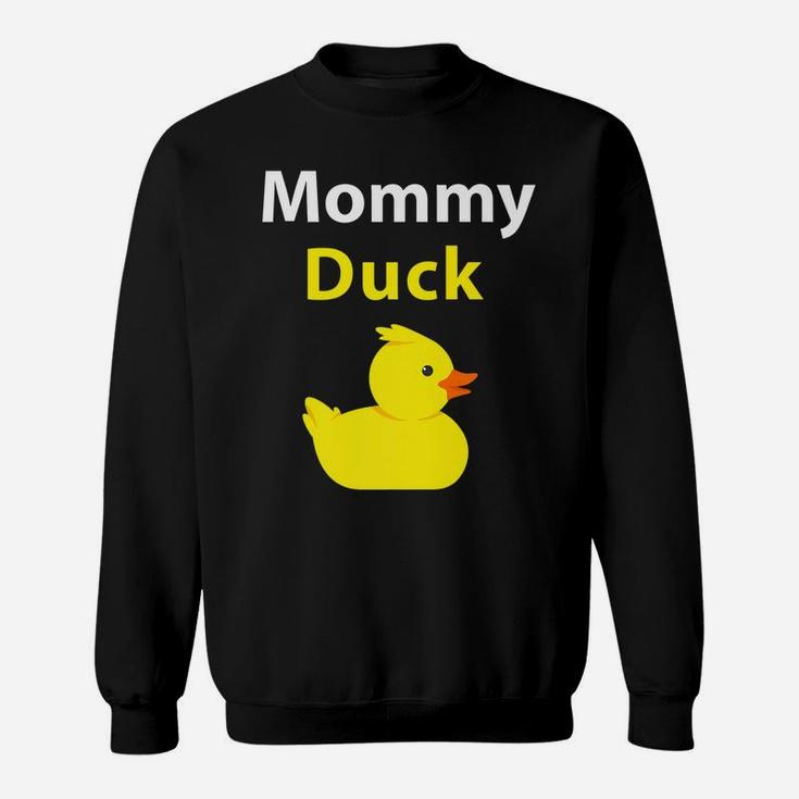 Funny Mommy Duck Rubber Duck Mom Sweatshirt