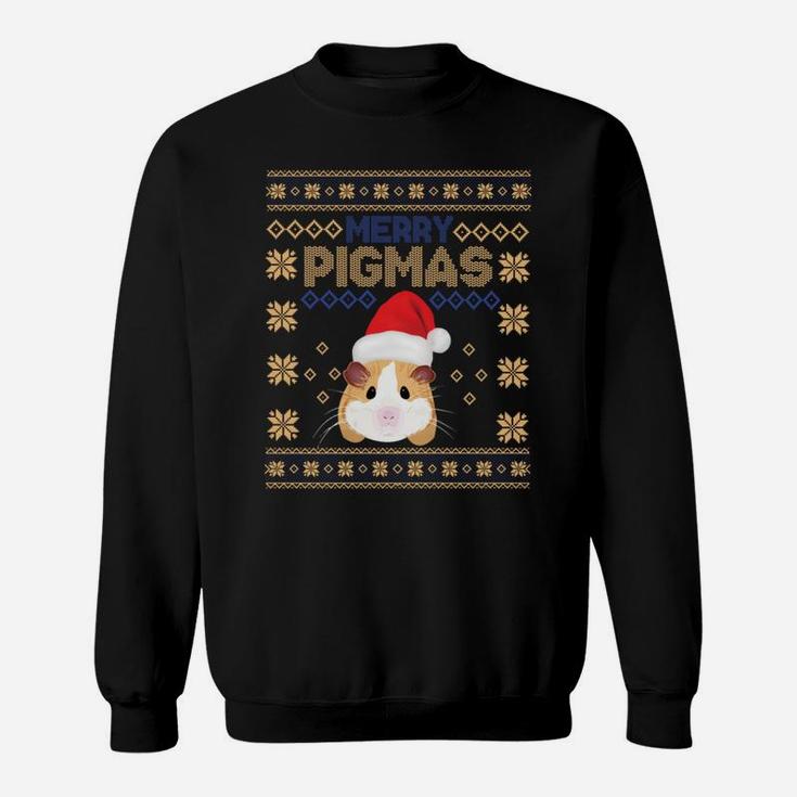Funny Pigmas Guinea Pig Ugly Christmas Sweaters Sweatshirt Sweatshirt