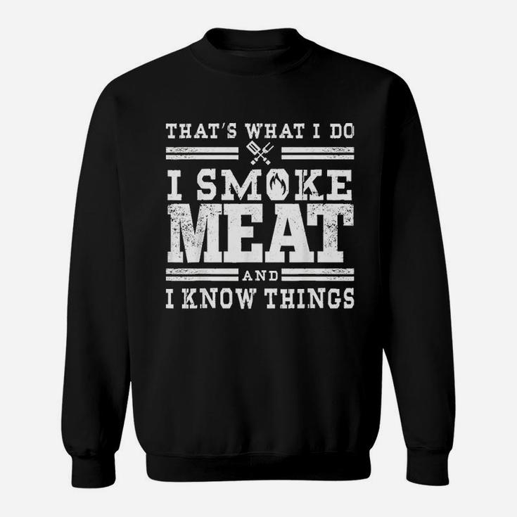 Funny Pitmaster I Meat Bbq Smoker Grill Gift Sweatshirt
