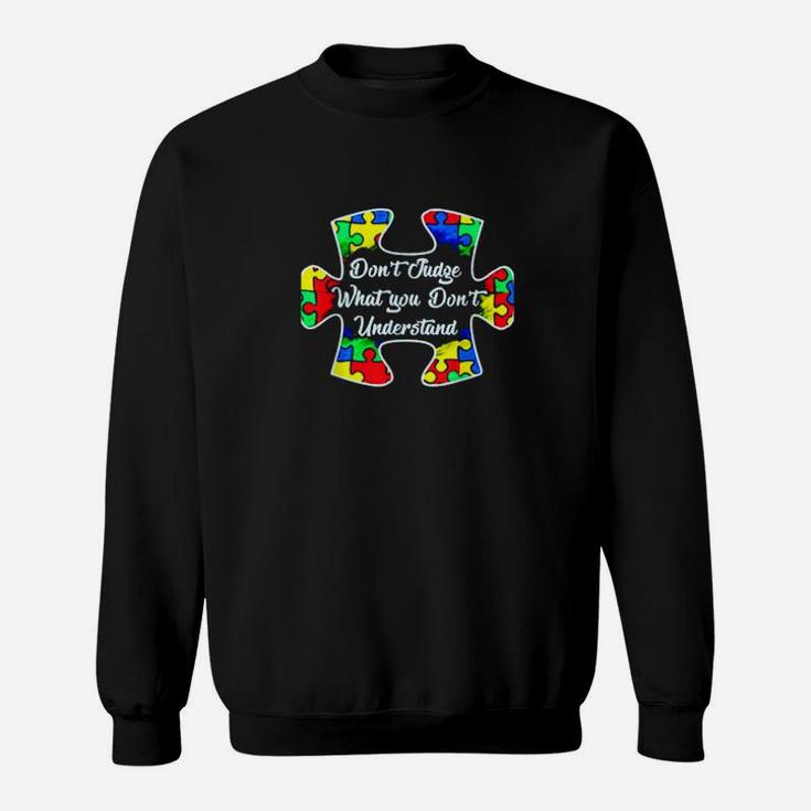 Funny Puzzle Piece Autism Awareness Sweatshirt