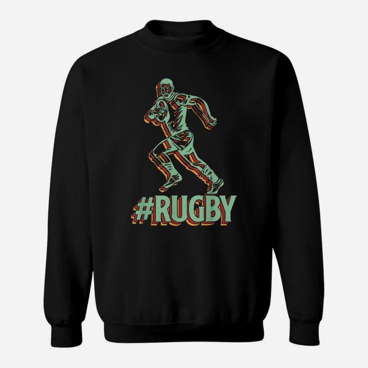 Funny Rugby Outfit Team Sport Rugby Fans Jersey Sweatshirt