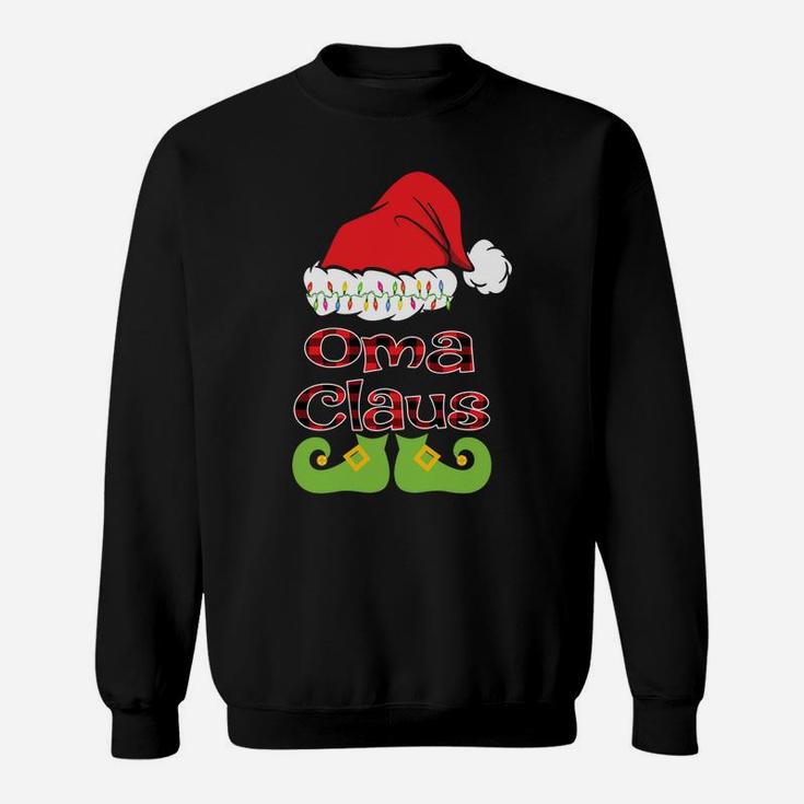 Funny Santa Oma Claus Christmas Matching Family Sweatshirt Sweatshirt