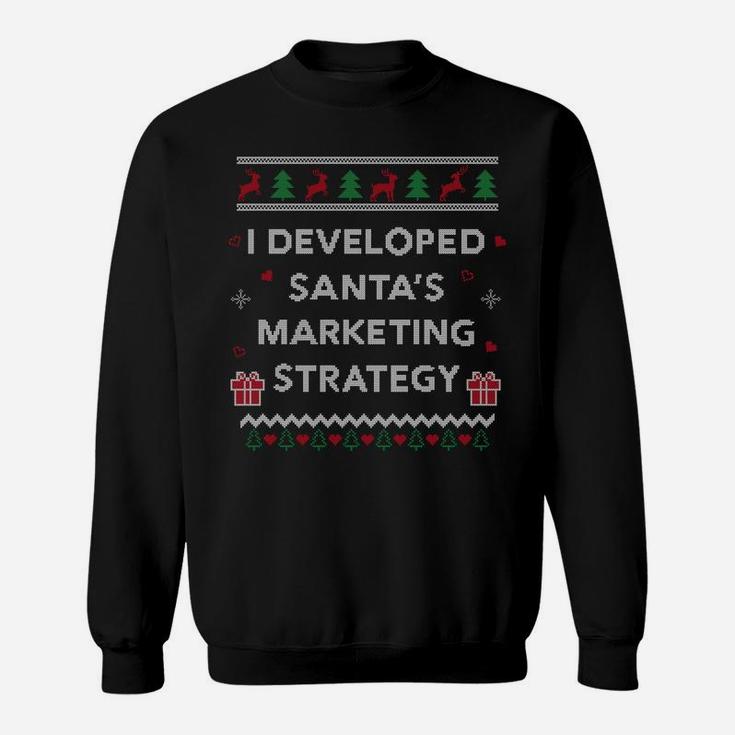 Funny Student Marketing Director Gift Ugly Christmas Sweatshirt Sweatshirt