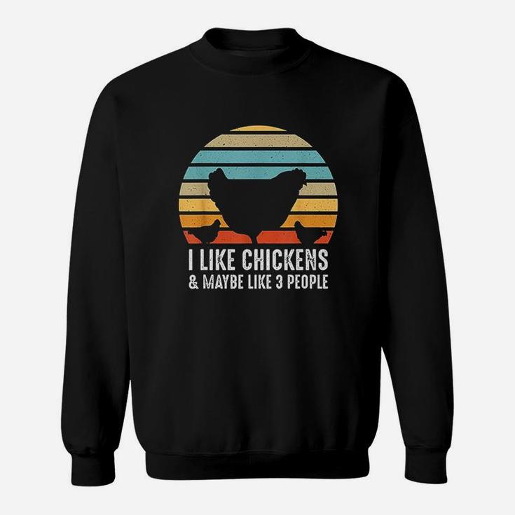 Funny Vintage Chicken Country Farm Women Girl Men Sweatshirt