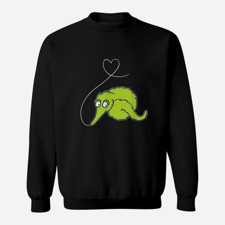Fuzzy Worm On A String Meme Heart On A String Sweatshirt