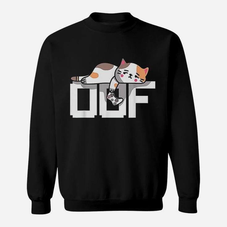Gamer Meme Noob Internet Culture Gamer Cat Sweatshirt