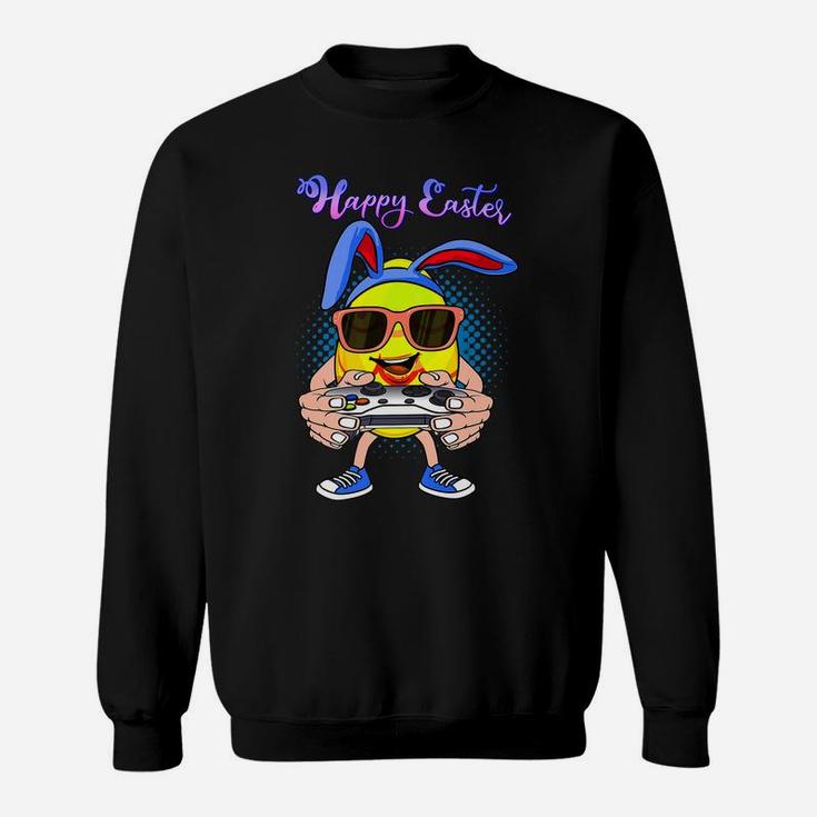 Gaming Easter Egg Gamer Boy Girl Video Game Controller Kids Sweatshirt