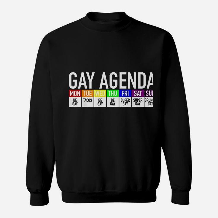 Gay Agenda Gay Pride Sweatshirt