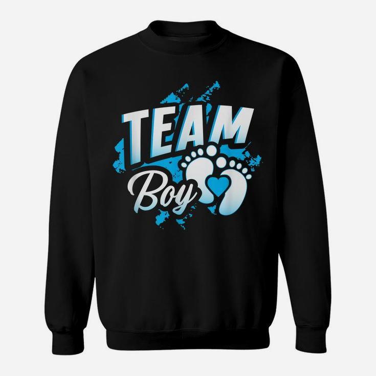 Gender Reveal Team Boy Baby Shower Party Gift Pink Blue Day Sweatshirt
