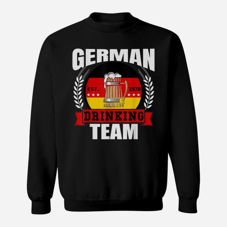 German Drinking Team Germany Flag Funny Oktoberfest Gift Sweatshirt