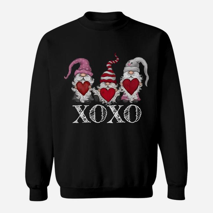 Gift For Women Valentine Gnome Valentines Day Gnome Teacher Sweatshirt