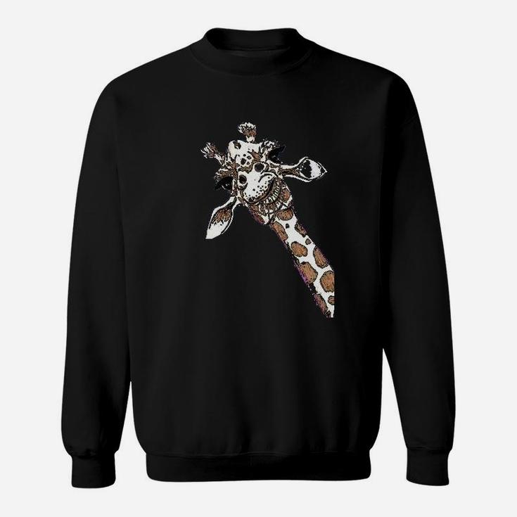 Giraffe Printed Sweatshirt