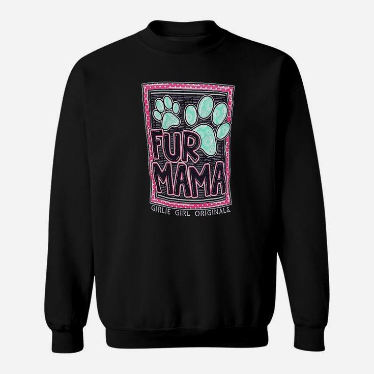Girls Fur Mama Preppy Sweatshirt