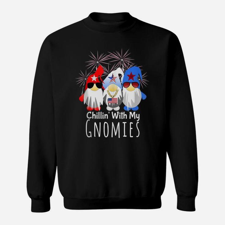 Gnome Shirt Patriotic 4Th Of July Gift My Gnomies Fairy Tale Sweatshirt