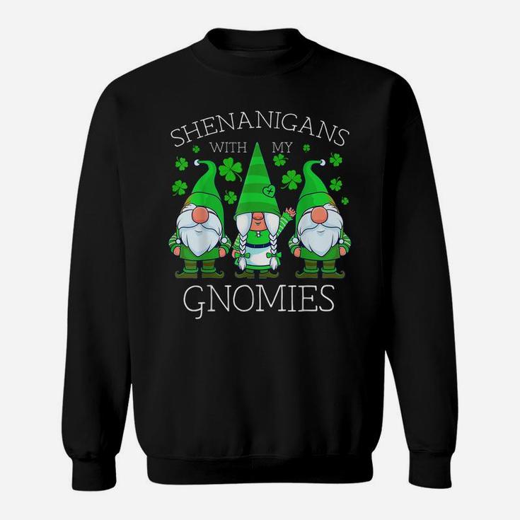 Gnome St Patricks Day Shenanigans Gnomies Shamrock Gnomes Sweatshirt